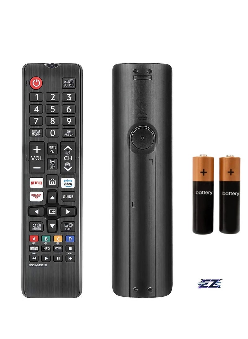 ELTRAZONE BN59-01315A Remote Control for All Samsung Smart TVs – Universal Replacement Remote for Samsung 4K UHD QLED TVs – Includes Netflix & Prime Video Buttons – Compatible with Samsung Smart TV Models - Image 1