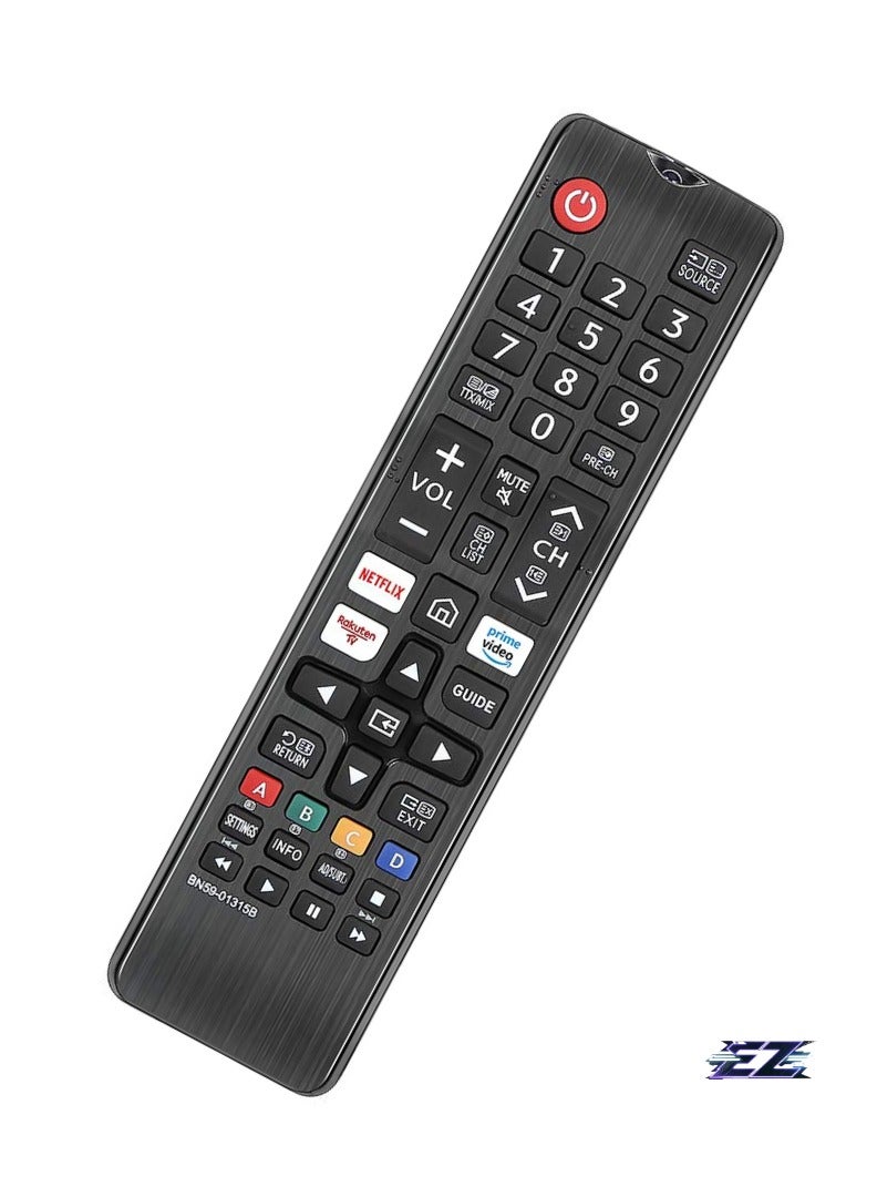 ELTRAZONE BN59-01315A Remote Control for All Samsung Smart TVs – Universal Replacement Remote for Samsung 4K UHD QLED TVs – Includes Netflix & Prime Video Buttons – Compatible with Samsung Smart TV Models - Image 2
