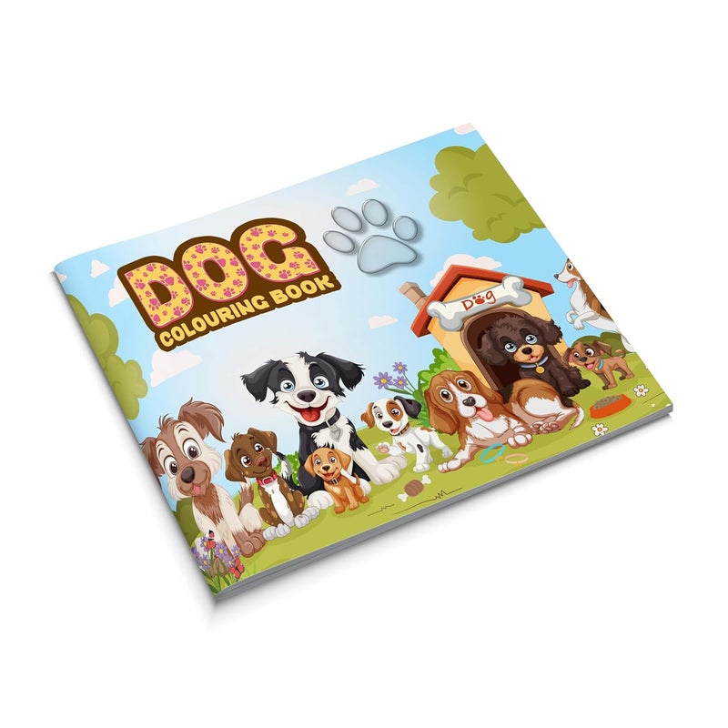 Sakuya Animals Coloring for Kids | Animal Coloring Page for Toddlers | Fun Activity for Boys and Girls |Baby Shower Activities-Dog - Image 1