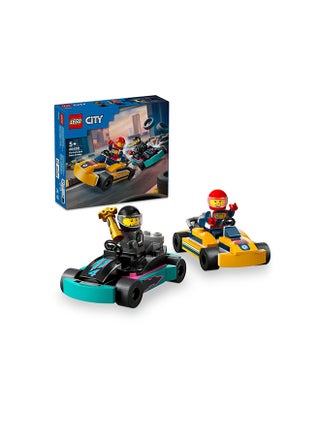60400 City Great Vehicles Go-Karts And Race Drivers Building Toy Set