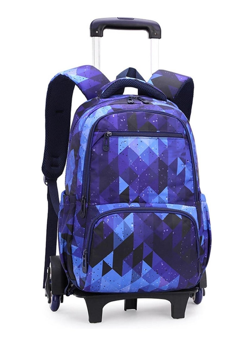 CityRiya-Long - Kids' Luggage Rolling Backpack for Boys Wheeled Bag Trolley School Bags Wheeled School Students Books Travel Bag - Image 1