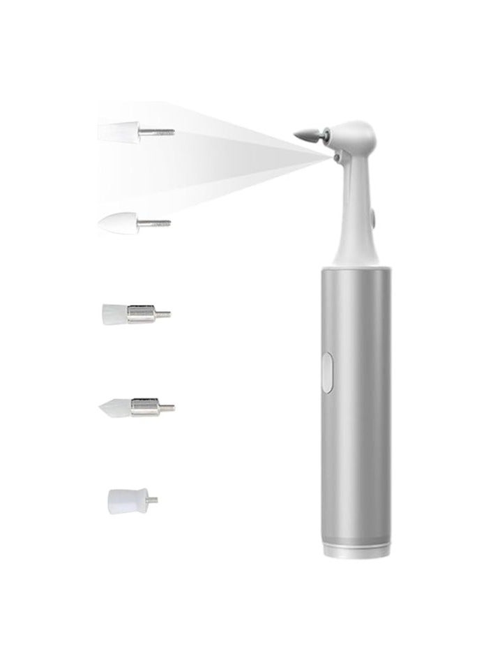 عام فرشاة أسنان كهربائية، ملمع أسنان، مزودة بشحن USB قابل للتجديد، تنظف الأسنان بالكامل بواسطة 5 رؤوس فرشاة ومصباح LED، عدة تنظيف الأسنان. - Image 1