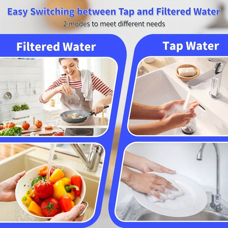 White Countertop Water Filter Retains Minerals for Home and RV - Image 1