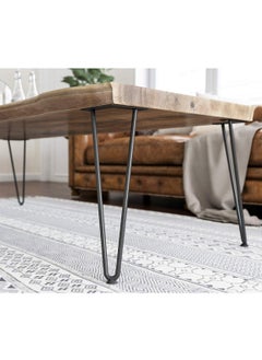 JGS JGS Iron Legs for Table of 4 Hairpin Legs for Furniture Office Metal Desk Legs Dining Table Legs Industry Work Set Table Height Extender Metal Legs for Coffee Table Side Table Iron Stand 16 Inch  - Image 4