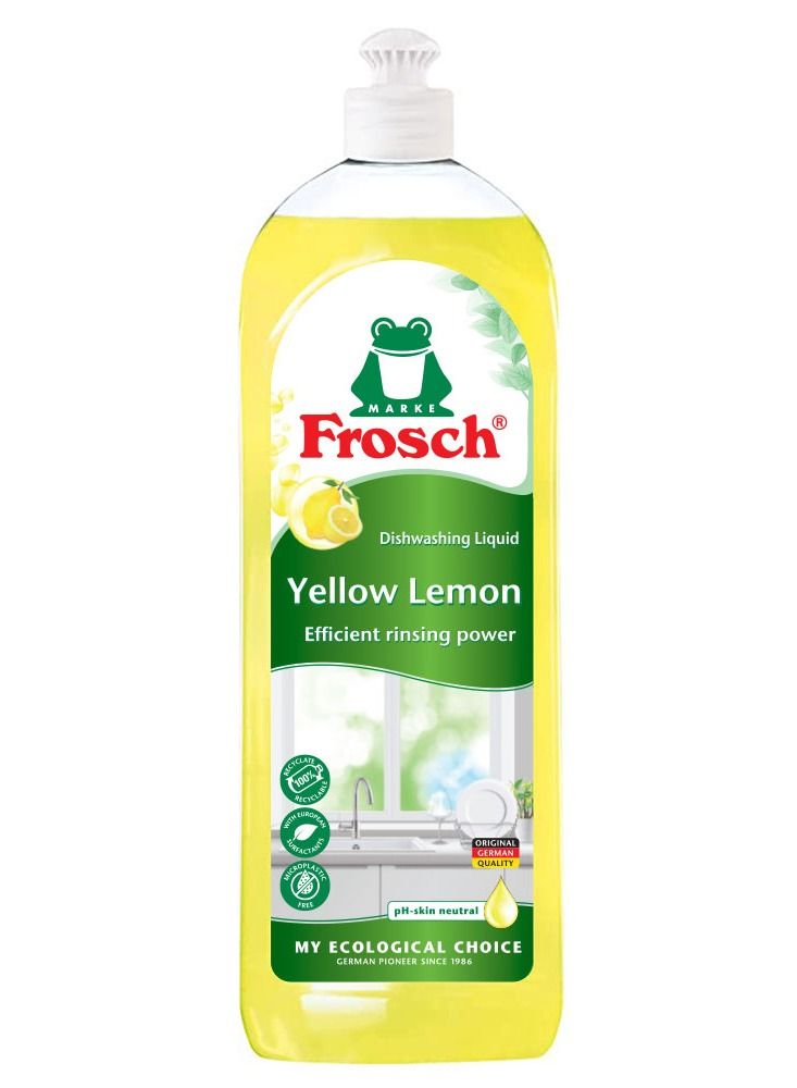 Frosch Dishwashing Liquid Yellow Lemon 750ml