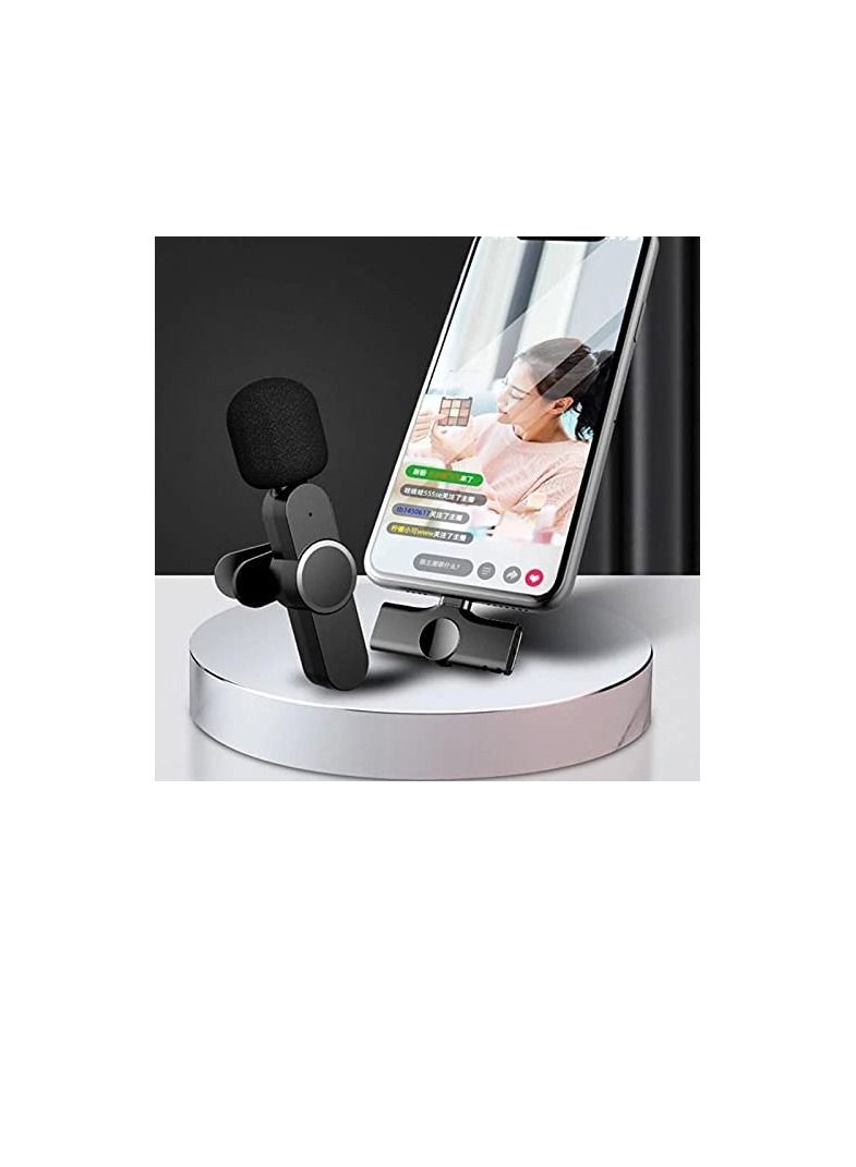 Upgraded （Plug-Play） Wireless Lapel Lavalier Microphone for iPhone iPad Recording, YouTube Facebook Live Stream,Vlog, Auto-Sync Wireless Mic with  FOR Bluetooth - Image 2