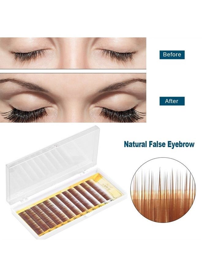 False Eyebrow, Mixed Brown False Eyebrow Extension Fake Eyebrow Enhancer Individual Eyebrows 5-8mm - pzsku/Z0BFE27845433BC46C68FZ/45/_/1687499913/1980aa97-d159-4f40-939d-63df5321cbef