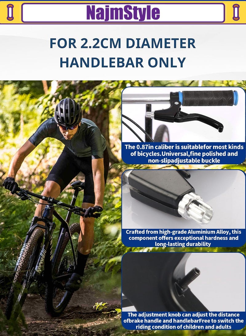 نجم ستايل مقابض فرامل دراجة عالمية مقاس 2.2 سم من سبائك الألومنيوم على شكل حرف V لمقبض فرامل الدراجة لمعظم الدراجات، والدراجات الجبلية، والدراجات على الطرق - Image 3