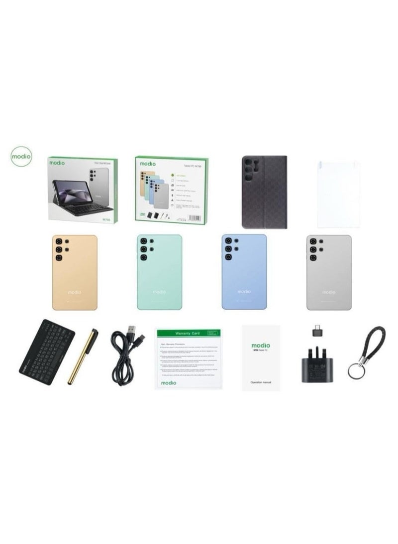 MODIO TAB Modio M798 Android Tablet, 7-inch HD Display, 6GB RAM, 256GB Storage, WiFi, Dual Camera, Keyboard & Mouse Included - Image 3