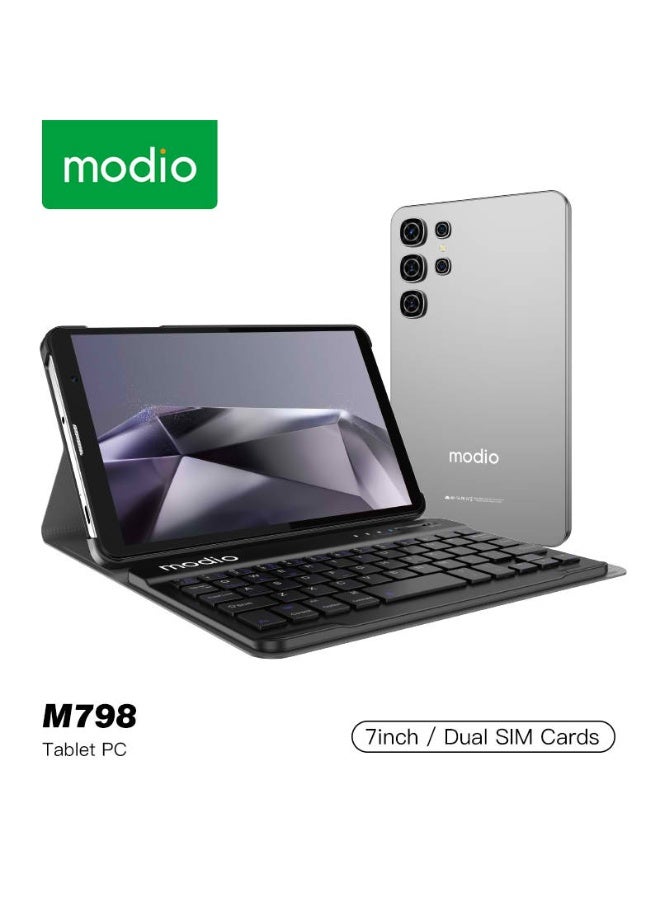 MODIO TAB Modio M798 Android Tablet, 7-inch HD Display, 6GB RAM, 256GB Storage, WiFi, Dual Camera, Keyboard & Mouse Included - Image 4