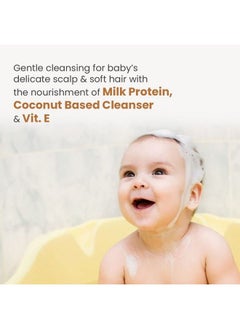 Mother Sparsh Milky Soft Baby Shampoo For Daily Moisturizing ; Tear Free Formula With Milk Protein Vitamin E & Coconut Oil ; 400Ml  - Image 5