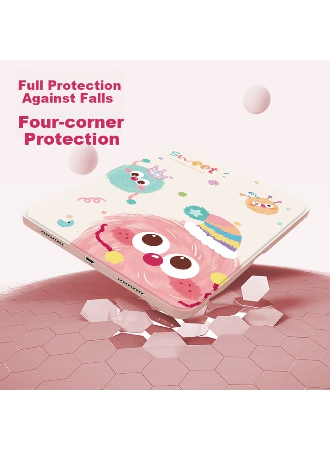 Sehan Shihan Compatible With Apple Ipad 9/8/7 Protective Case, 10.2-Inch With Pencil Holder, 360-Degree Rotating, Horizontal And Vertical Support, Cartoon Painted, Shockproof And Bend-Resistant, Universal For 20/19 Models - Image 4