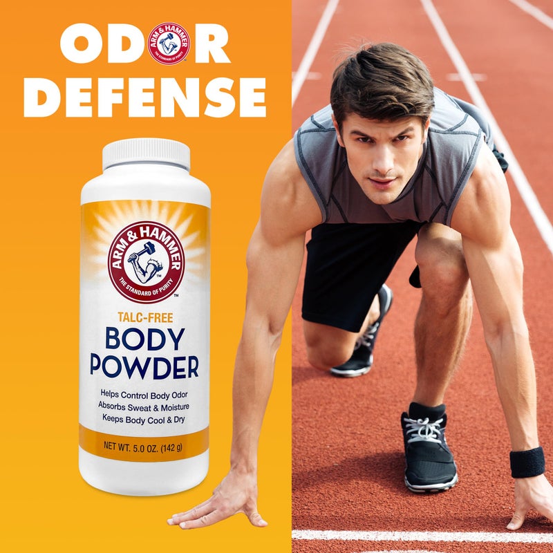 Arm & Hammer Talc-Free Body Powder for Body Odor Sweat & Moisture (3 pack) - Image 4