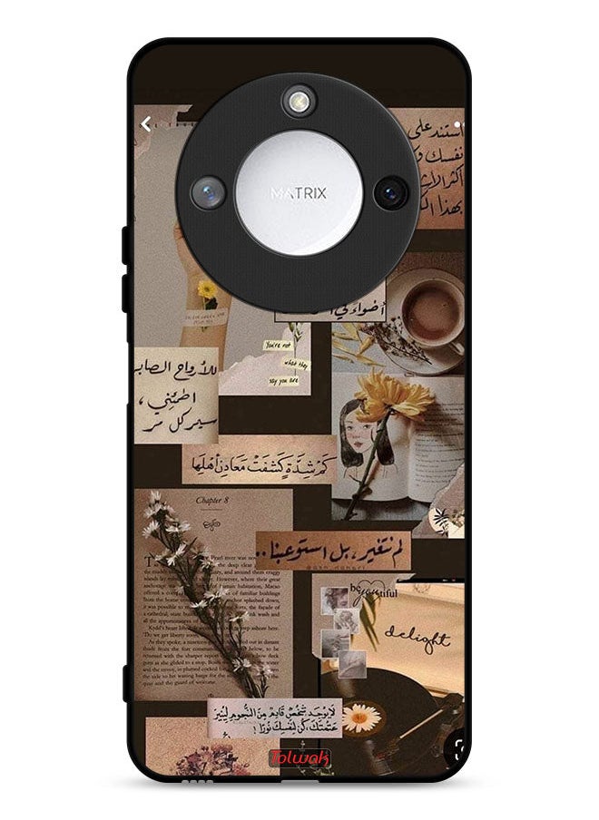 Tolwak Honor X9c Smart 5G Protective Case Cover Arabic Quotes Vintage  - Image 1