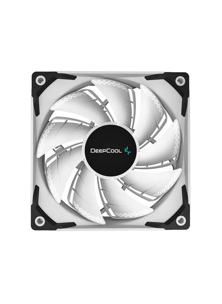 DEEPCOOL - مروحة صندوق ديب كول TF120S PWM بيضاء 120 مم - Image 1