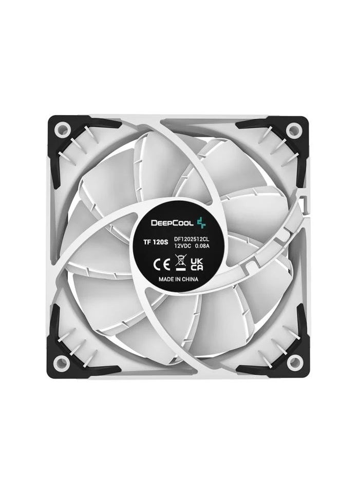 DEEPCOOL - مروحة صندوق ديب كول TF120S PWM بيضاء 120 مم - Image 1