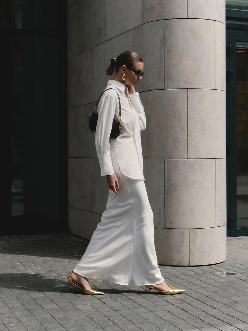 Lichi Loose shirt with pleats at the front