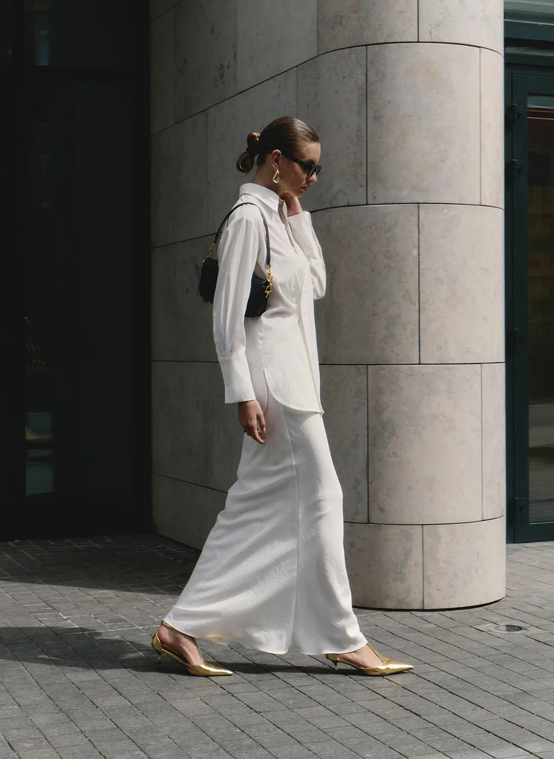 Lichi  Loose shirt with pleats at the front for Women | Best Price UAE