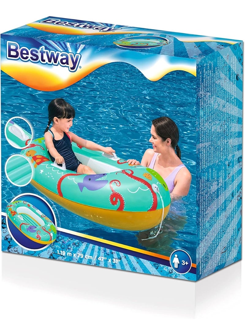 Bestway Tropical Crew Baby Boat 119x79cm - Image 3