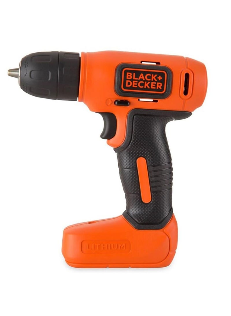Black - Black Decker Cordless Compact Drill 7.2 V - Image 1