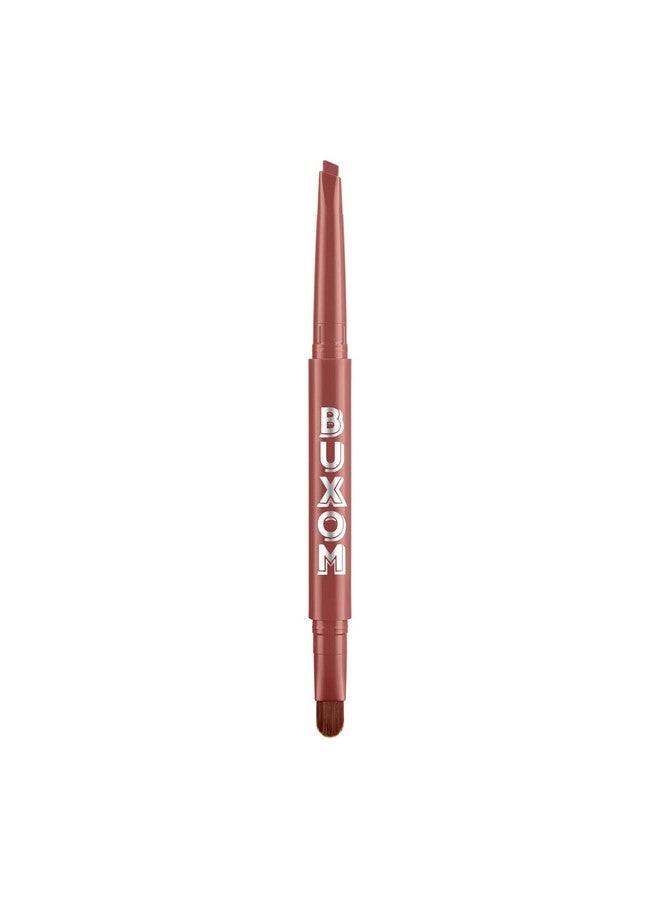 BUXOM BUXOM Power Line Plumping Lip Liner, Hush Hush Henna - Image 1