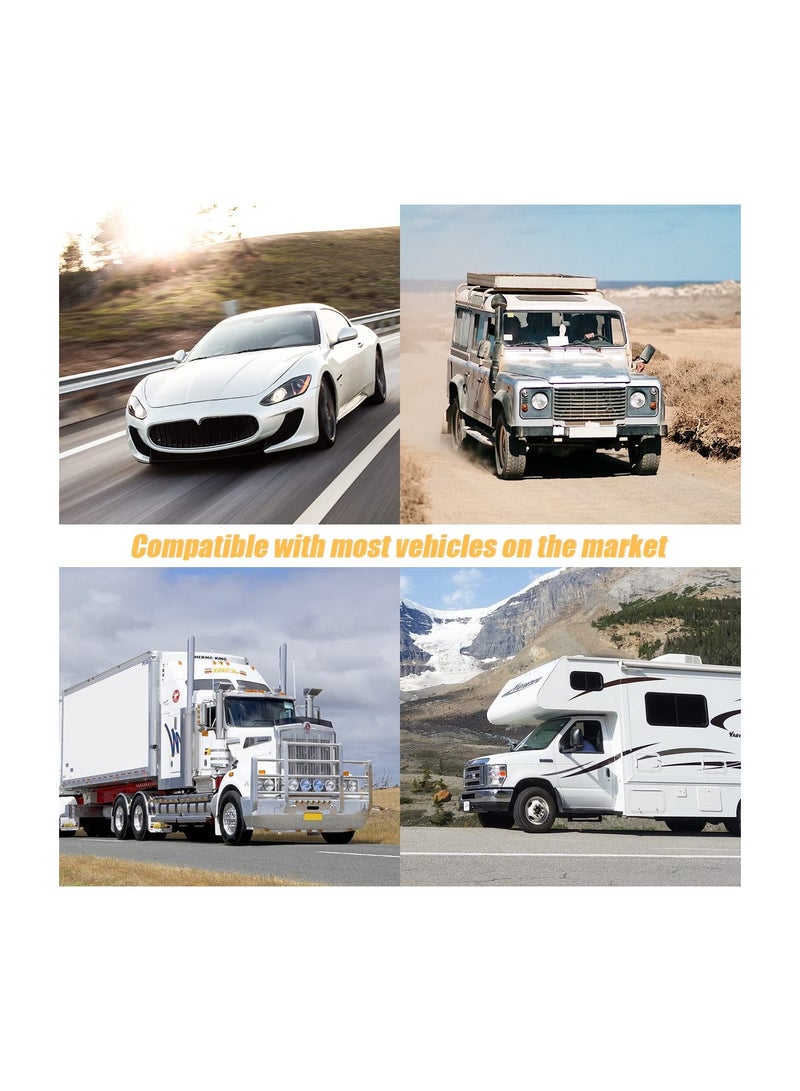 Carbon Fiber Car Steering Wheel Cover, Universal 15 inch Breathable Anti Slip Steering Wheel Covers, Car Interior Accessories for Men and Women, Fit for Most Car, Trucks, SVU (Black) - Image 5