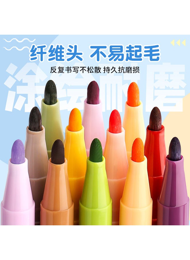 Kaba Bear Colorful Erasable Whiteboard Pens Whiteboard Dry Erase Markers For Teachers Children's Hand-drawn Newspaper Drawing Board Easy-to-erasure Watercolor Pens - Image 3