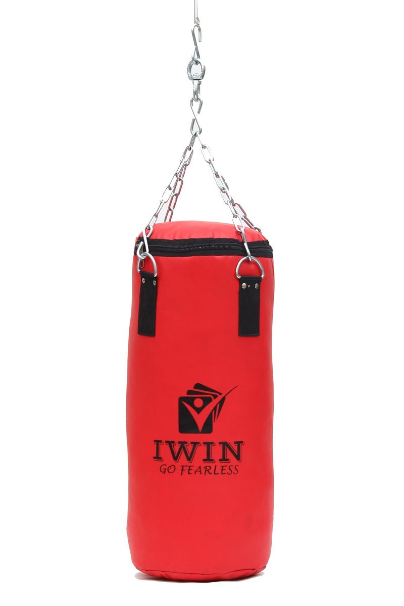 IWIN 24" unfilled Punching Bag with Chain - Image 1