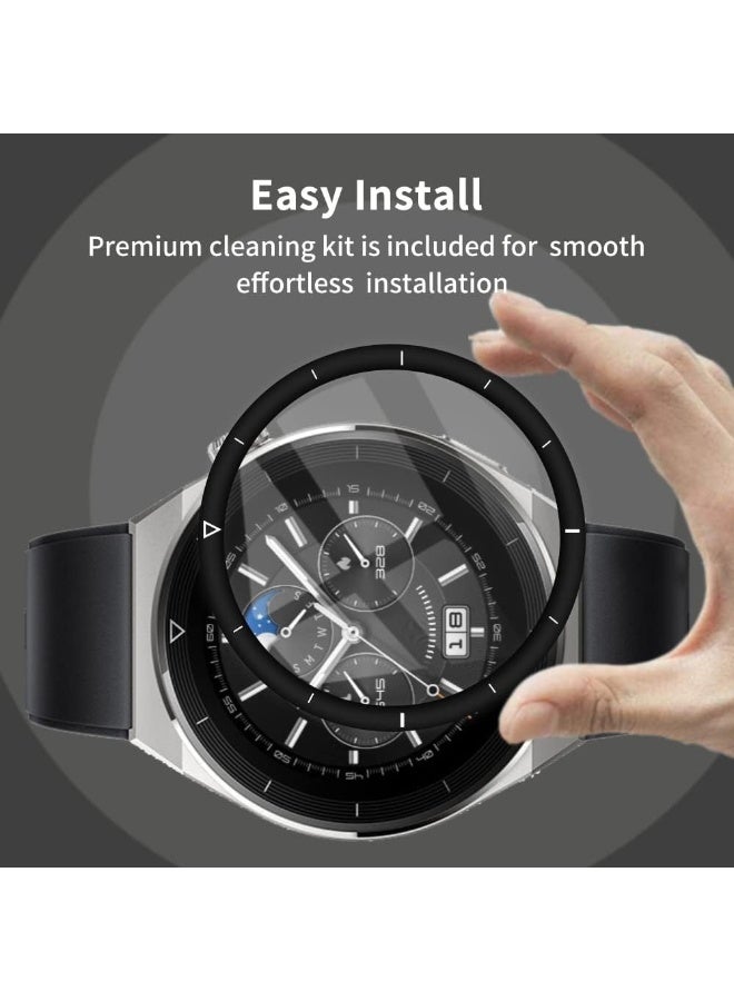 Screen Protector Compatible with Huawei Watch GT2 Pro 46mm, [3D Full Coverage] [9H Hardness] [Case Friendly] [Crystal Clear] [Anti-Scratch] - Image 5