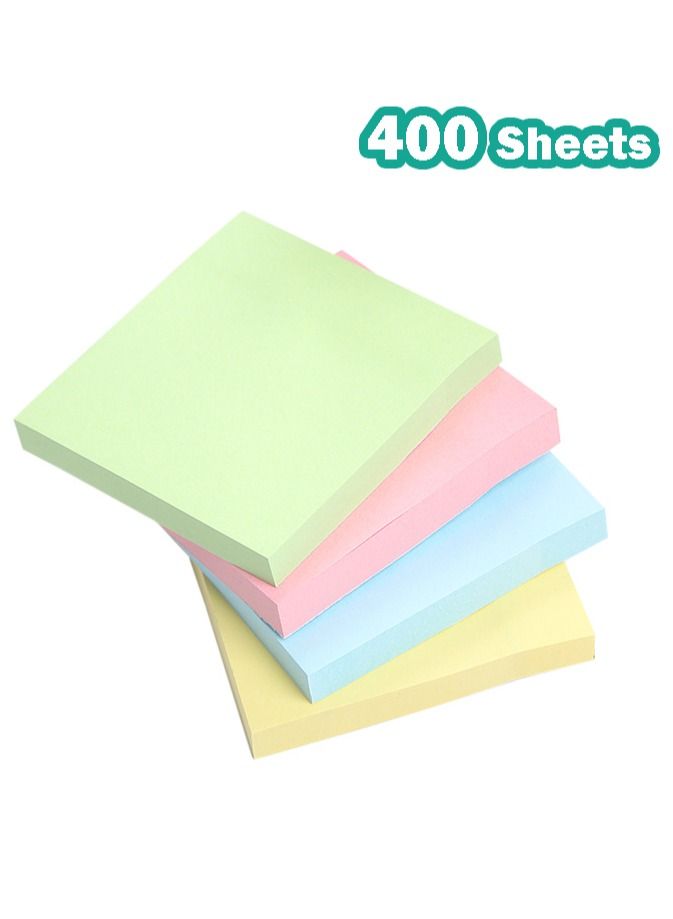 Sticky Notes,4-Colours (76x76x40mm) Colored Super Sticky Memo Pad - Image 1