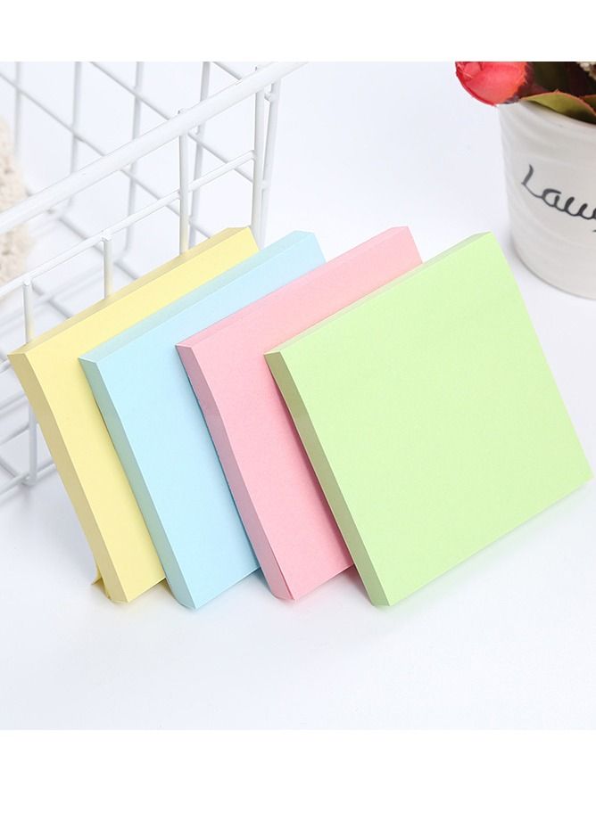 Sticky Notes,4-Colours (76x76x40mm) Colored Super Sticky Memo Pad - Image 2