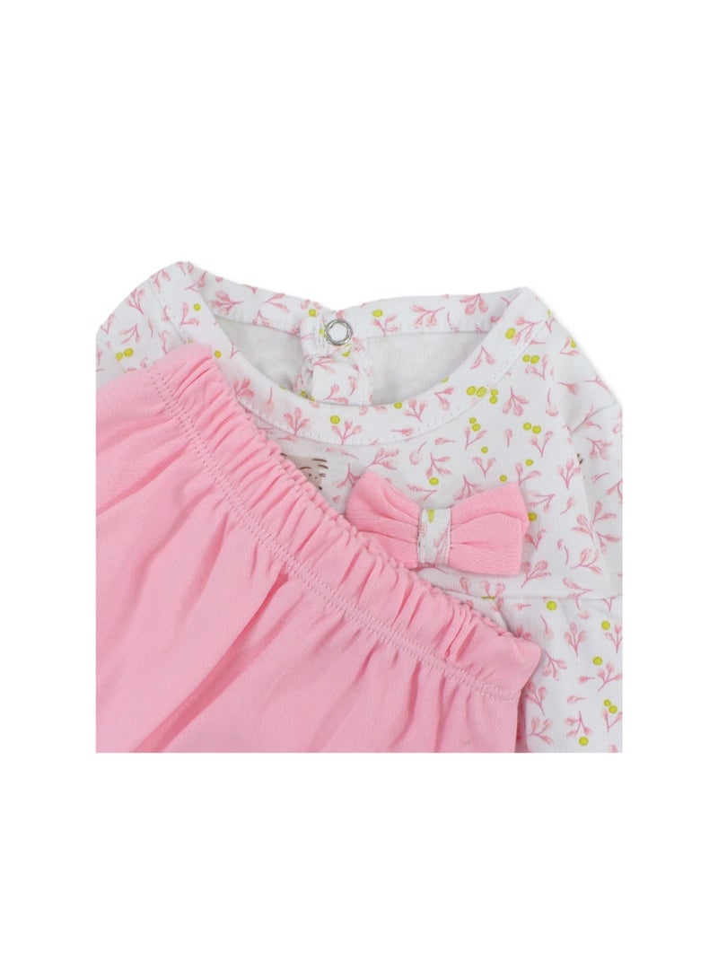 Baby Girls Cotton Pajama – with Bows Design - Image 3