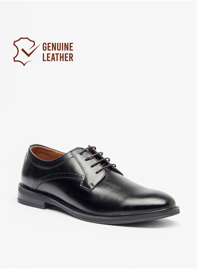 DUCHINI Men Lace Up Derby Shoes  - Image 1