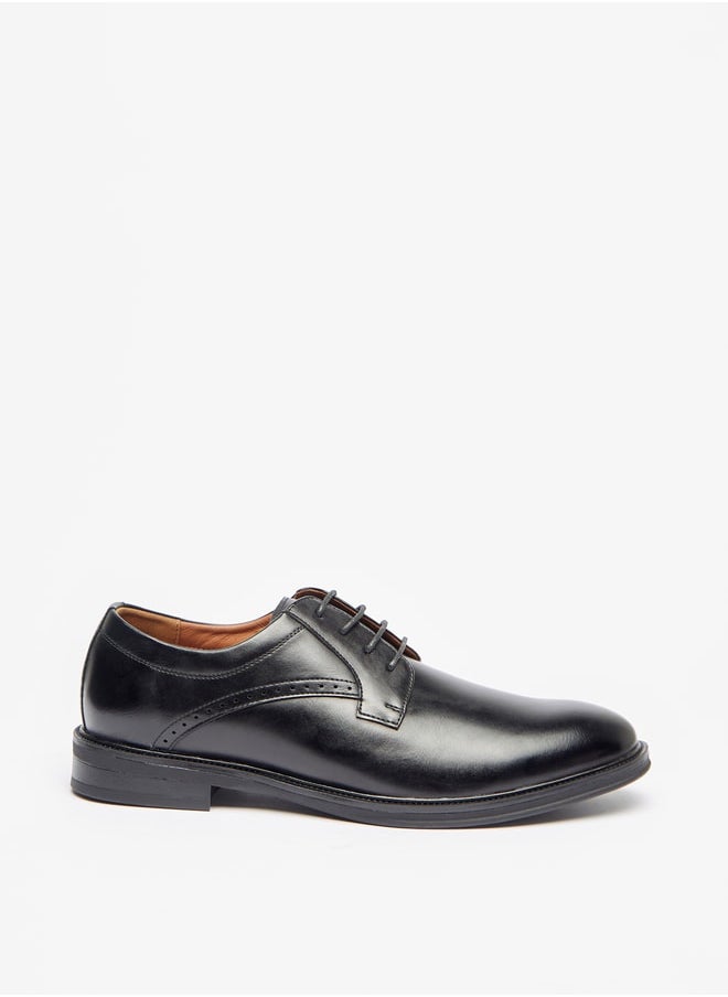 DUCHINI Men Lace Up Derby Shoes  - Image 3