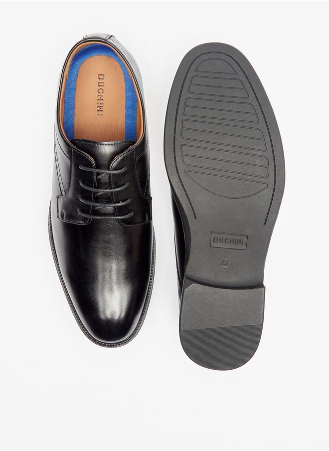 DUCHINI Men Lace Up Derby Shoes  - Image 4