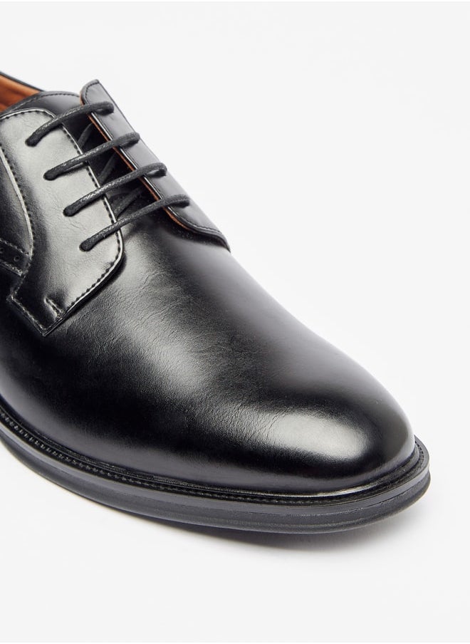 DUCHINI Men Lace Up Derby Shoes  - Image 5