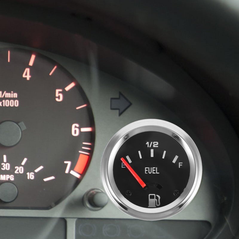 Universal Fuel Level Gauge Accurate Racing Gas Tank for RV Yacht Boat Metal - Image 5