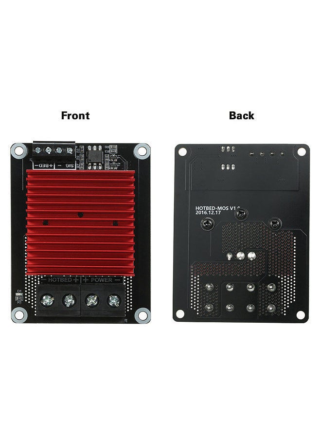 3D Printer Hotbed Heating Controller High Current Load MOS Module MOSFET Board Exceed 30A Compatible for CR-10 Ender-3 Prusa TEVO 3D Printer