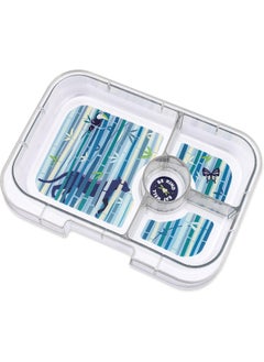 Yumbox Yumbox Panino Leakproof Bento Lunch Box Container for Kids & Adults (Hazy Blue (Panther Tray))  - Image 4