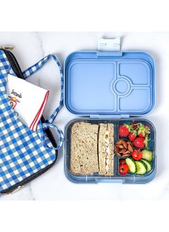 Yumbox Yumbox Panino Leakproof Bento Lunch Box Container for Kids & Adults (Hazy Blue (Panther Tray))  - Image 3