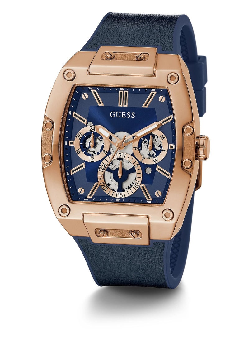 GUESS Men's Analog Silicone Wrist Watch - GW0202G4 - 43 mm - Image 4