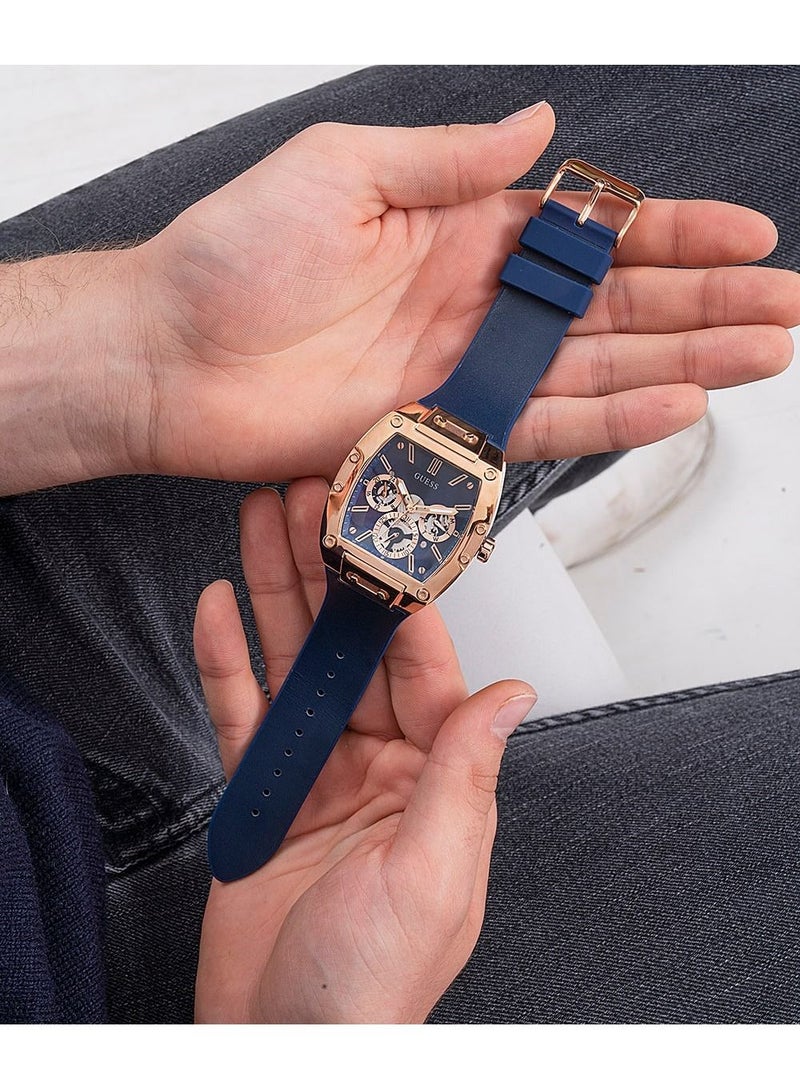 GUESS Men's Analog Silicone Wrist Watch - GW0202G4 - 43 mm - Image 5