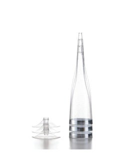 Y&D 12 PCS Plastic Flutes Sliver Glitter Cups 6 5 OZ Clear Tumblers Fancy Disposable Hard with Premium Wedding Elegant Party  - Image 1