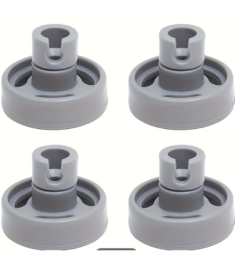 4 Pack Dishwasher Basket Bottom Rollers Wheels WD12X10231 1263942 - Image 5