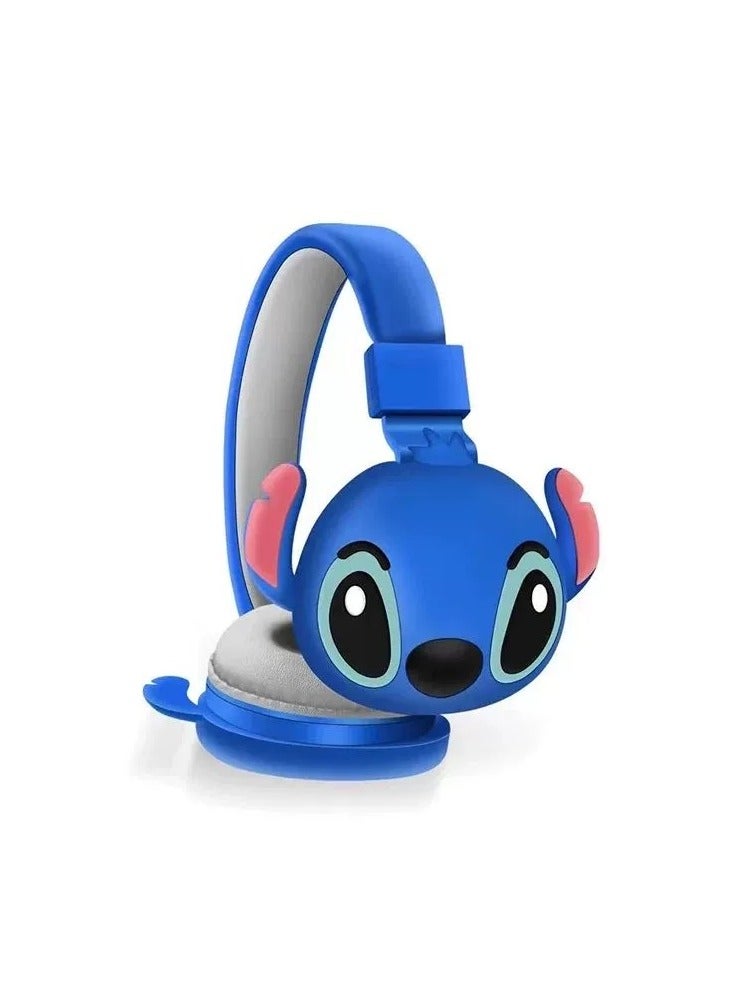 Stitch Headset Wireless Bluetooth Headset Gaming Headset Foldable Support FM Computer Mobile Phone Music Stereo Headset - Image 2