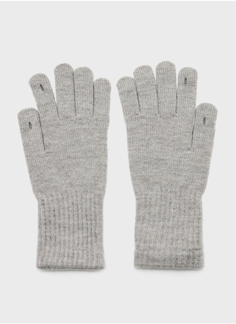 ELLA Pearl Detail Knitted Winter Glove  - Image 3
