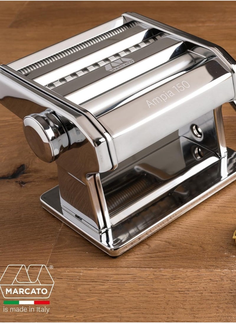 Generic - Marcato pasta making machine 2 In 1 manual and electric 100W made in Italy, makes spaghetti, lasagna, fettuccine, and tagliolini. - Image 1
