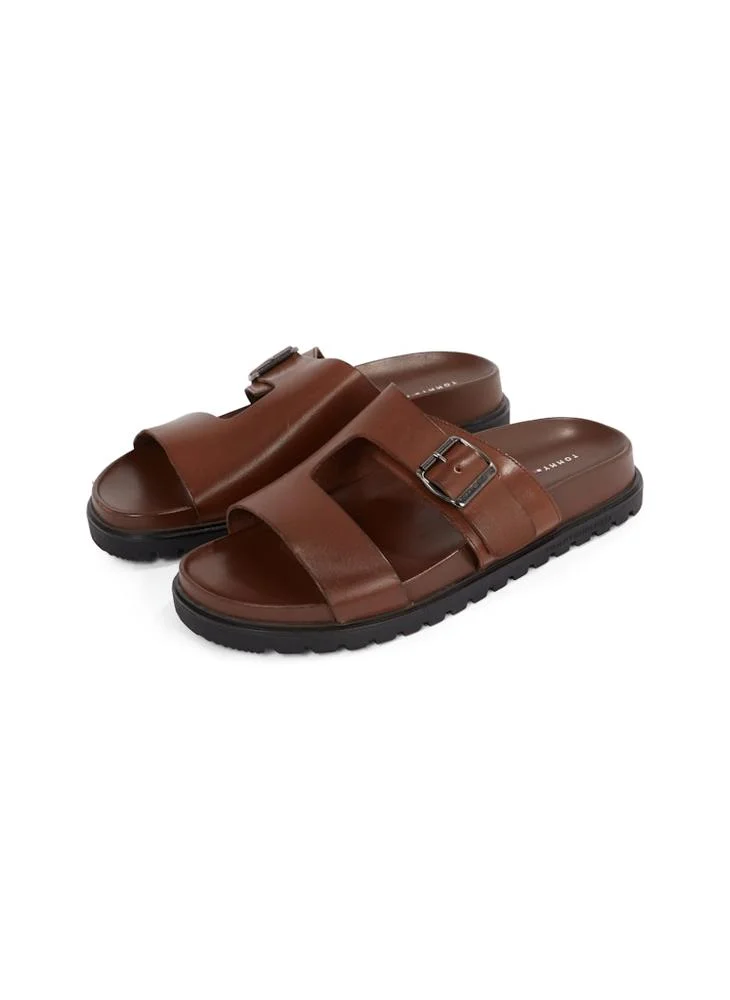 TOMMY HILFIGER Leather Comfort Sandals