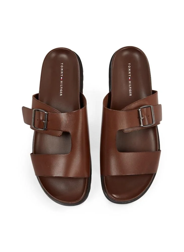 TOMMY HILFIGER Leather Comfort Sandals