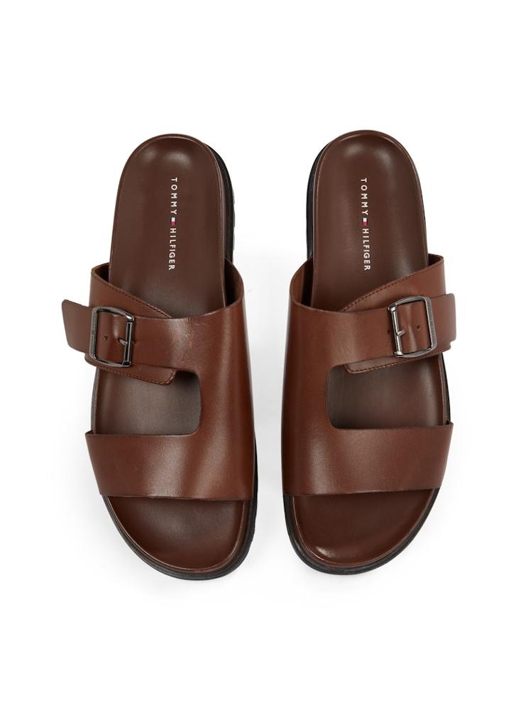 TOMMY HILFIGER Leather Comfort Sandals  - Image 5